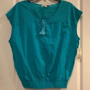 Women’s Plus Size Eyelit Shirt Sz 3X Brand New